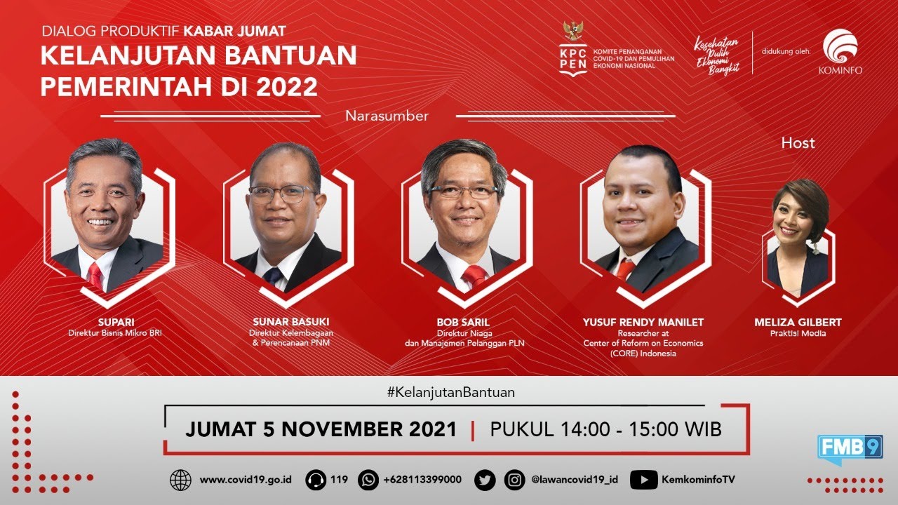 DIALOG PRODUKTIF JUMAT | KELANJUTAN BANTUAN PEMERINTAH DI TAHUN 2022