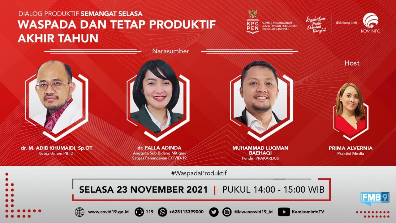 DIALOG PRODUKTIF SELASA | WASPADA DAN TETAP PRODUKTIF AKHIR TAHUN