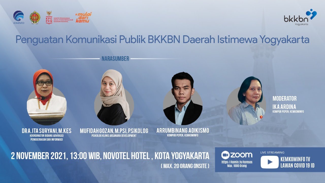 Diskusi Komunikasi Publik COVID-19 bersama BKKBN DIY