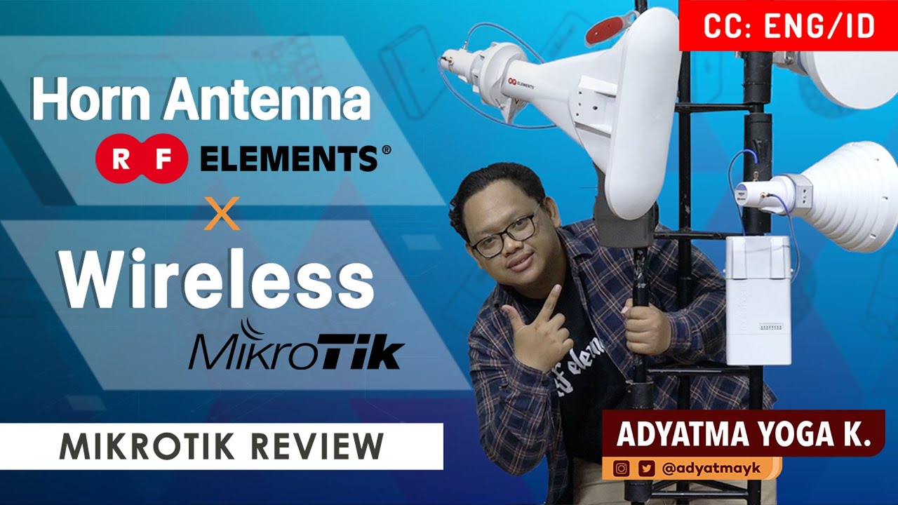 Horn Antenna RF elements® - MIKROTIK REVIEW [ENG SUB]