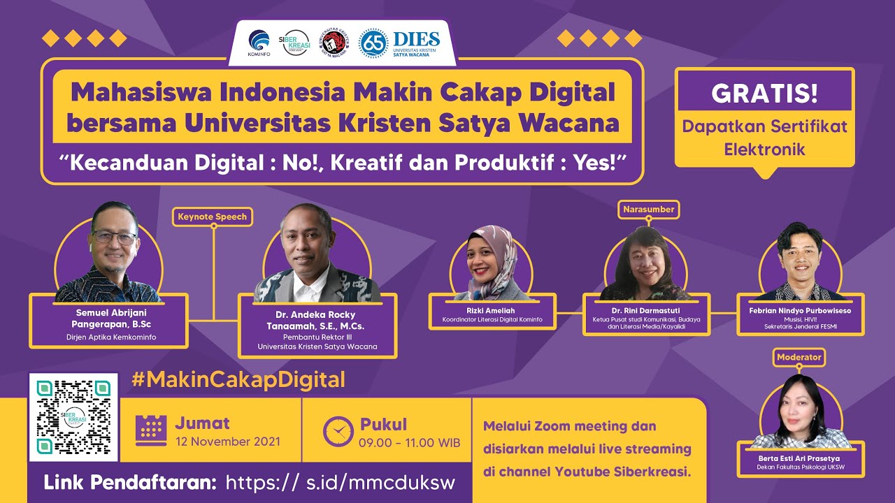 Mahasiswa Indonesia Makin Cakap Digital - Universitas Kristen Satya Wacana