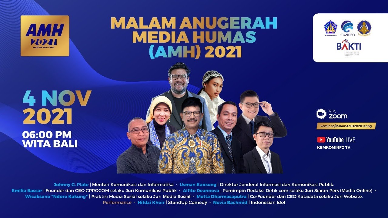 Malam Anugerah Media Humas (AMH) 2021