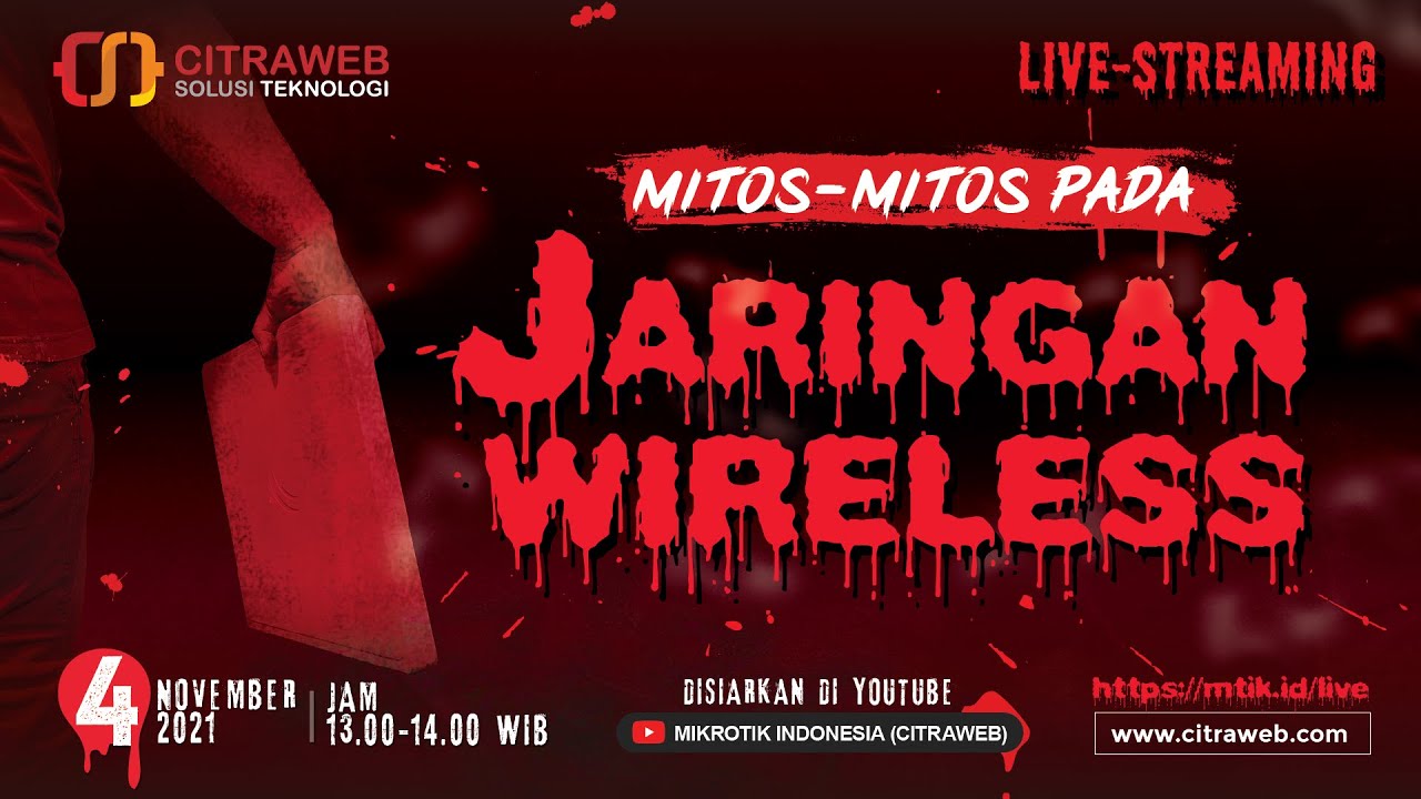 Mitos - Mitos pada Jaringan Wireless [Live Streaming]