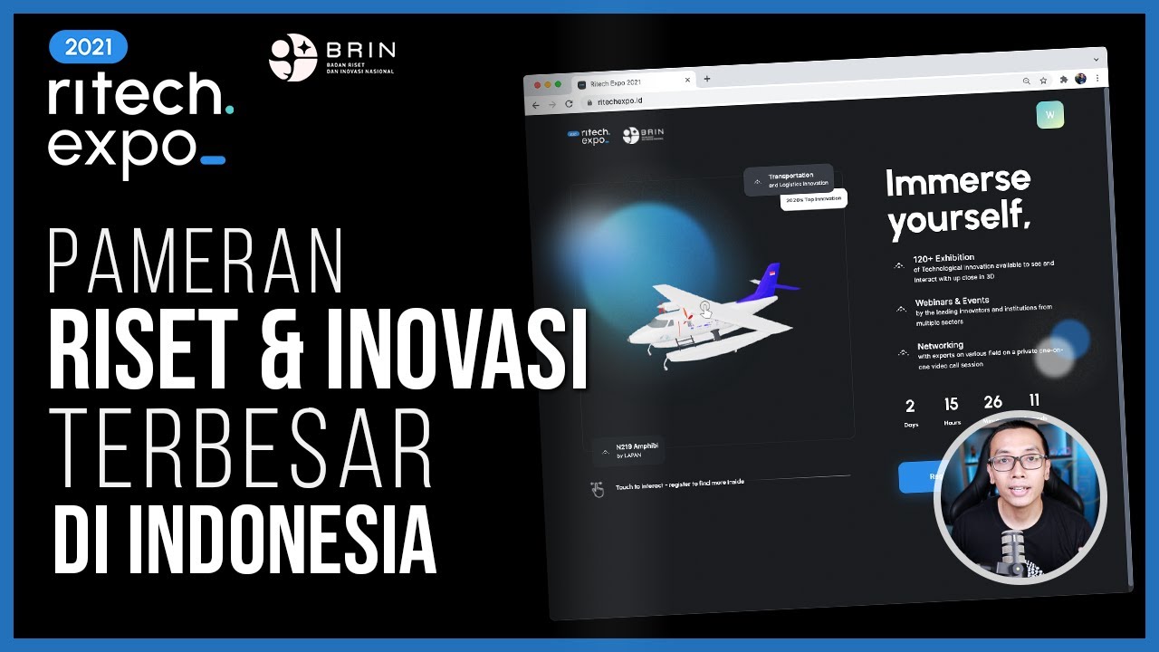 Pameran Riset dan Inovasi Terbesar di Indonesia, Ritech Expo 2021!