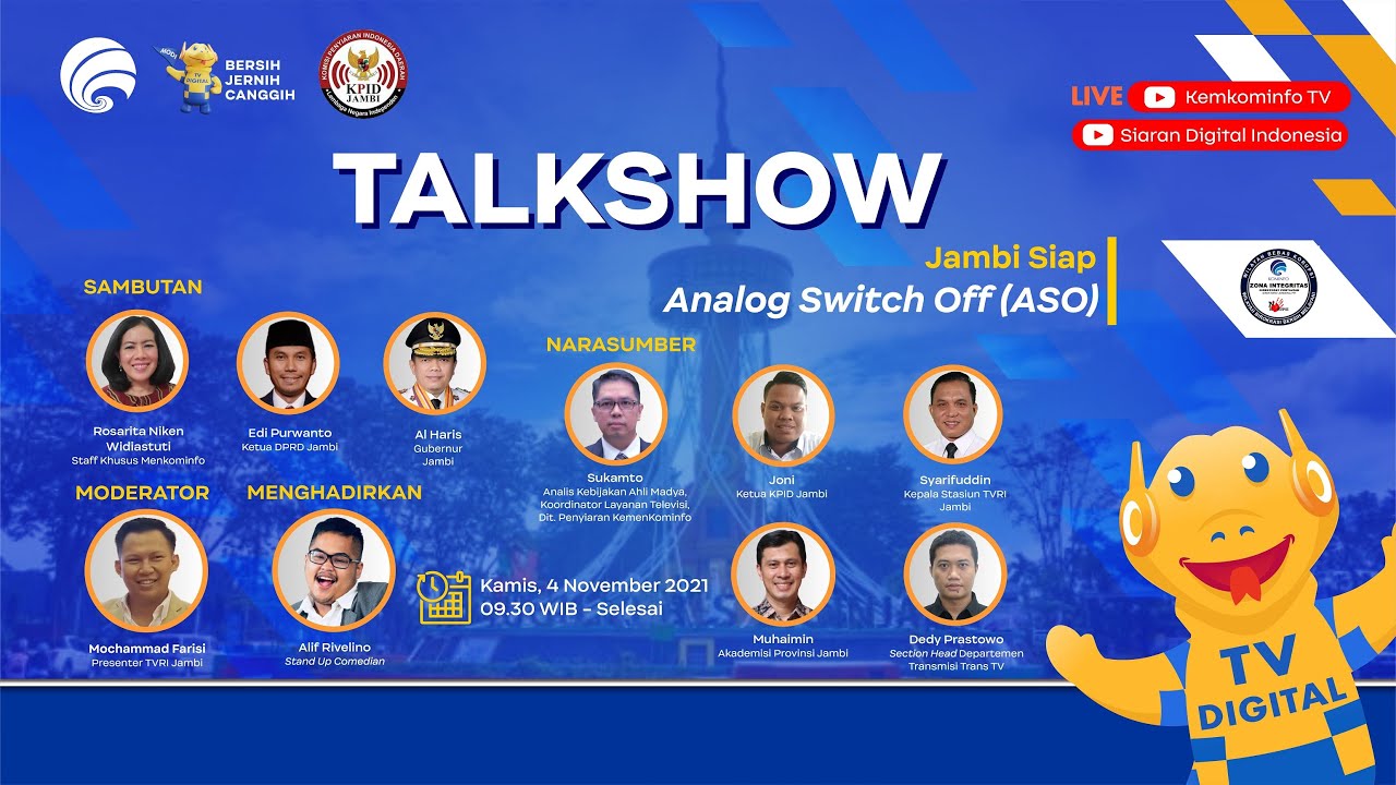 Talkshow Jambi Siap Analog Switch Off (ASO)