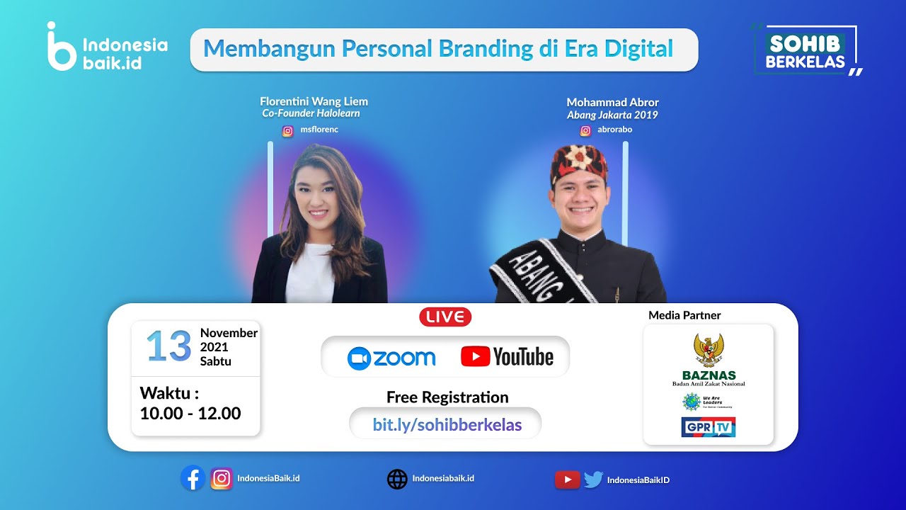 Workshop SohIB Berkelas: Membangun Personal Branding di Era Digital