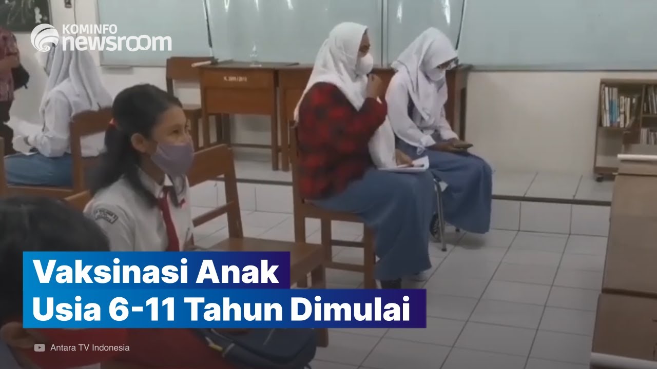 115 Kabupaten Kota Mulai Vaksinasi Anak 6-11 Tahun