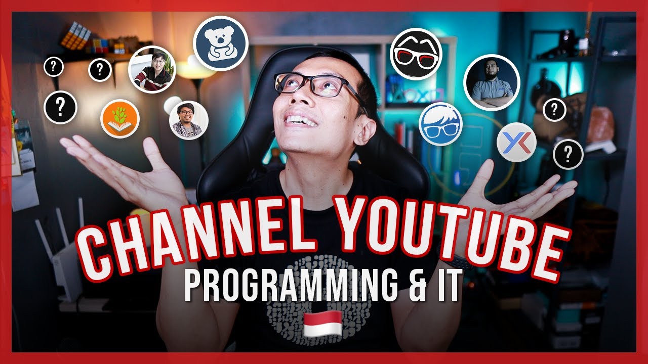 30++ Channel Youtube INDONESIA Untuk Belajar IT & Pemrograman