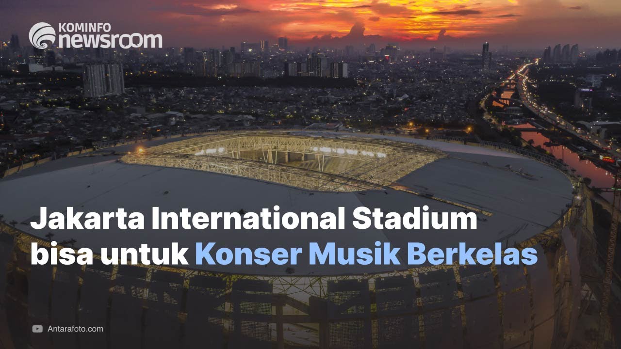 Canggihnya Lampu Jakarta International Stadium (JIS) Siap untuk Konser Musik