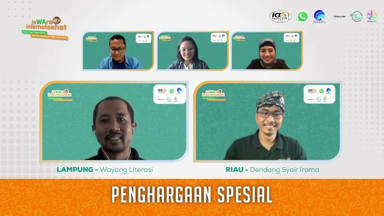 jaWAra InternetSehat Wrap Up 2021 | Part 7 | Awarding Program Spesial