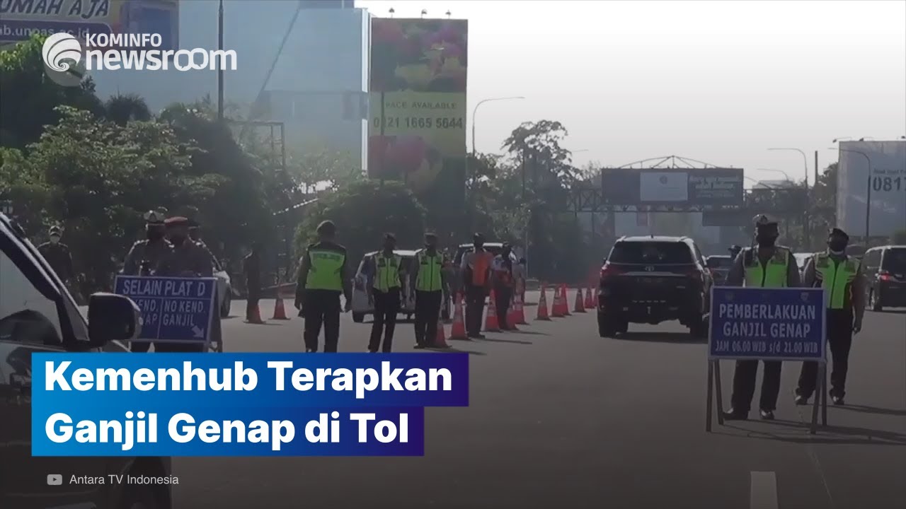 Kemenhub Terapkan Ganjil Genap di Tol Jelang Nataru