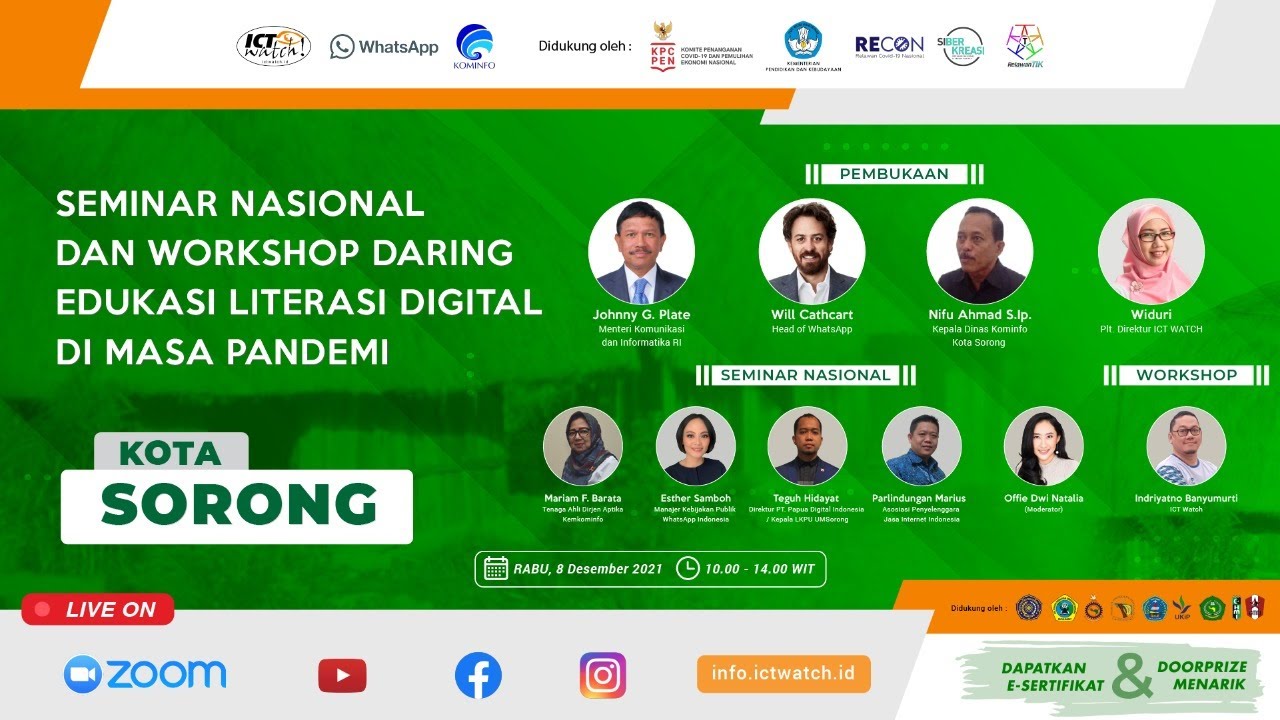 Seminar Nasional Literasi Digital di Masa Pandemi | Kota Sorong