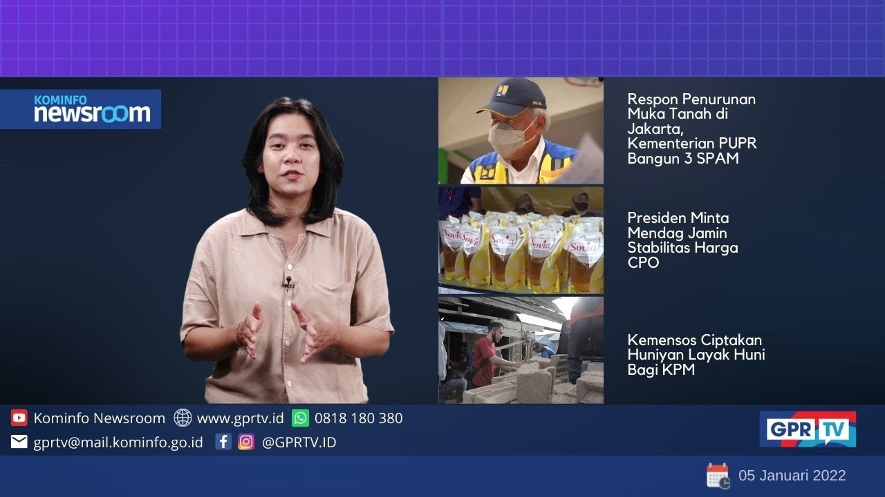 Berita Pemerintah Tanggal 05/01/2022 | Kominfo Newsroom