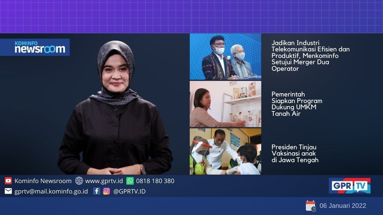 Berita Pemerintah Tanggal 06/01/2022 | Kominfo Newsroom