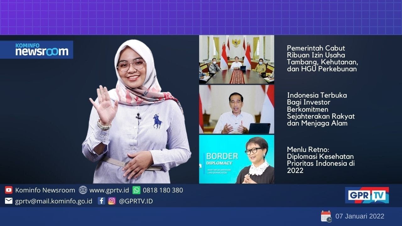 Berita Pemerintah Tanggal 07/01/2022 | Kominfo Newsroom