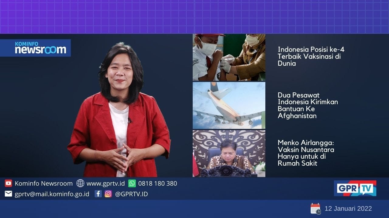 Berita Pemerintah Tanggal 12/01/2022 | Kominfo Newsroom