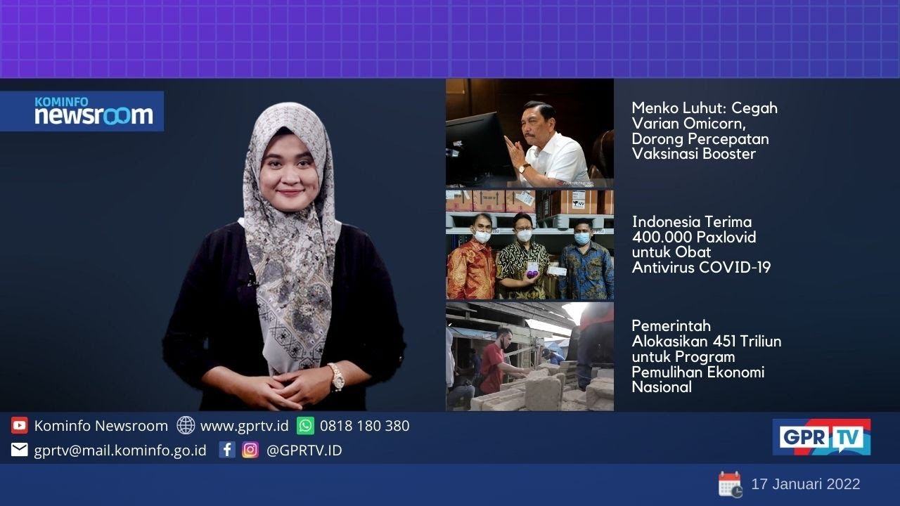 Berita Pemerintah Tanggal 17/01/2022 | Kominfo Newsroom