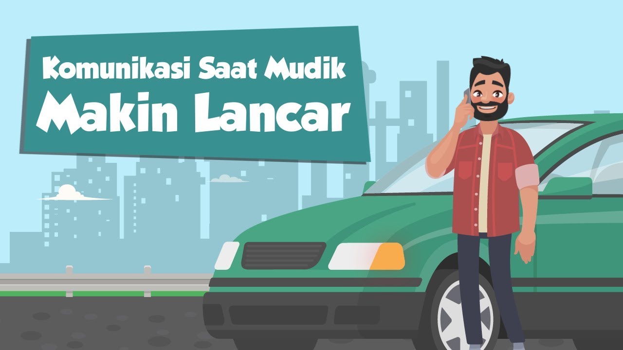 [Motion Grafis] Komunikasi Saat Mudik Makin Lancar