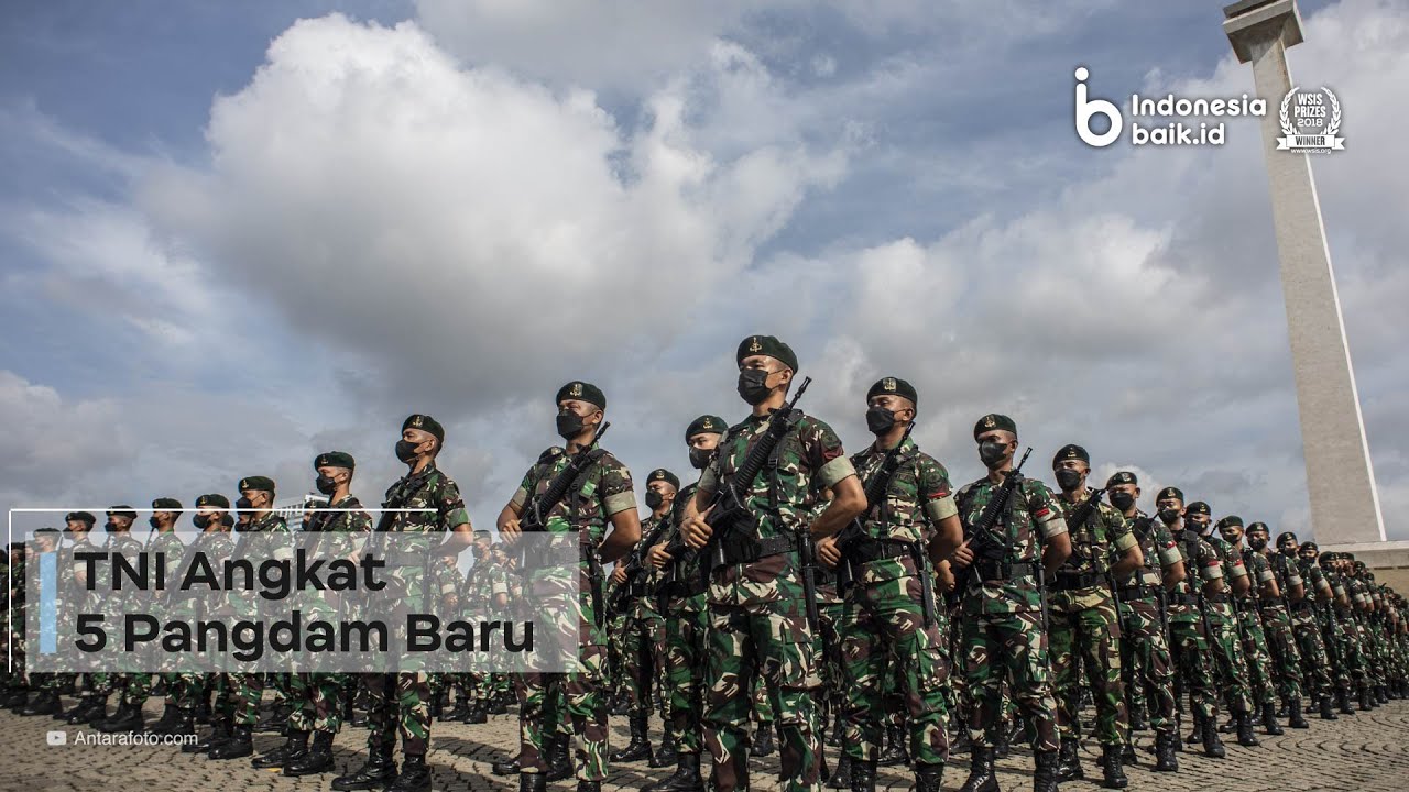 Mutasi TNI, 5 Pangdam Diganti