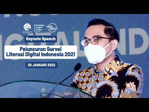 Peluncuran Survei Literasi Digital Indonesia 2021