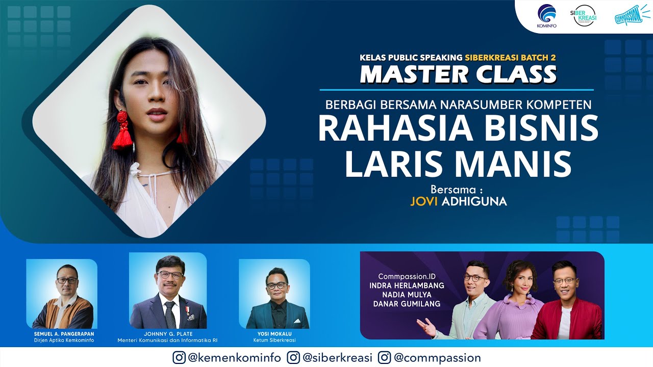 Rahasia Bisnis Laris Manis bersama Jovi Adhiguna