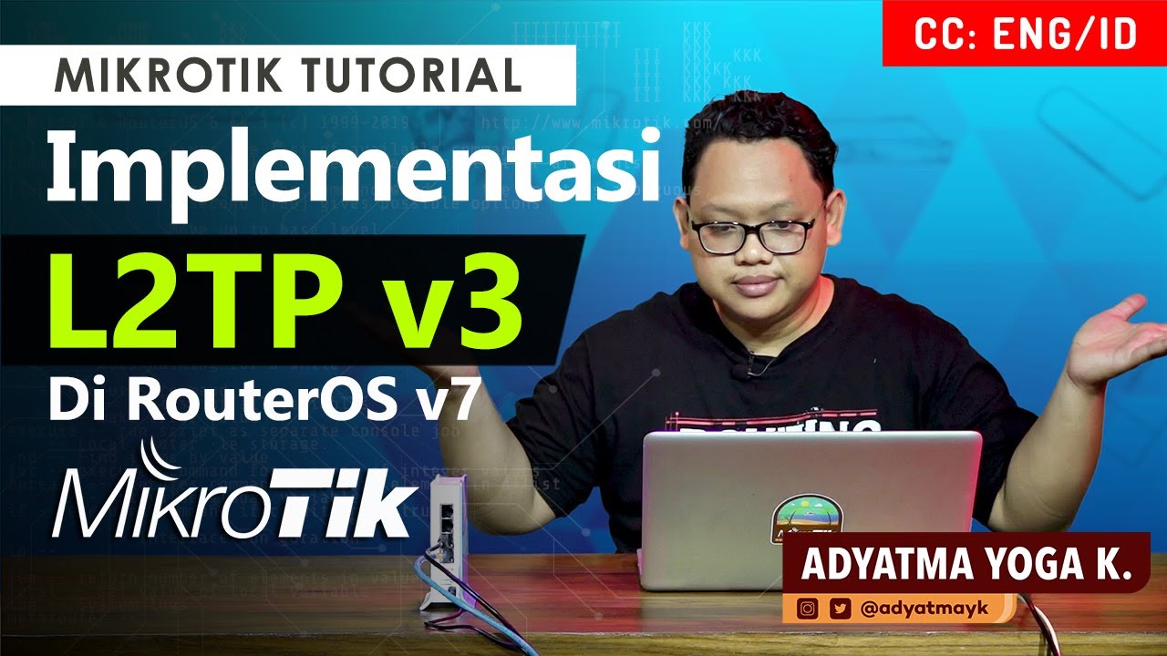 L2TP v3 di RouterOS v7 - MIKROTIK TUTORIAL [ENG SUB]