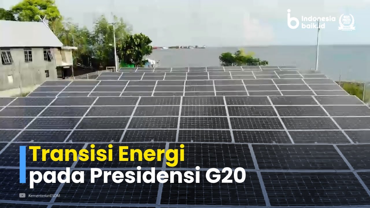 Transisi Energi pada Presidensi G20