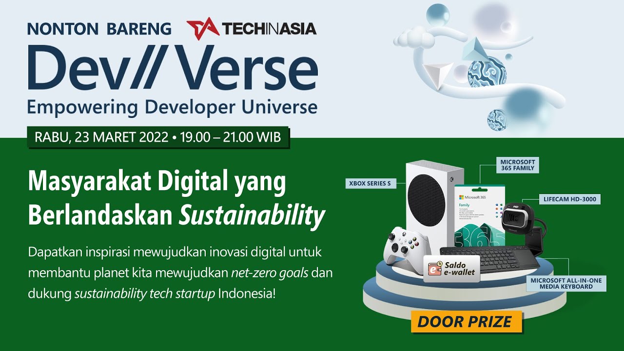 Dev//Verse-Hari 2: Masyarakat Digital yang berlandaskan Sustainability