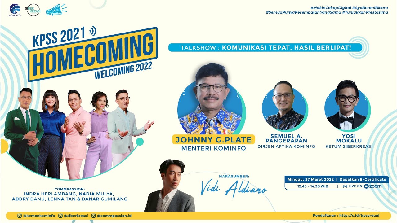 KELAS PUBLIC SPEAKING SIBERKREASI (KPSS) 2021 HOMECOMING - Welcoming 2022!