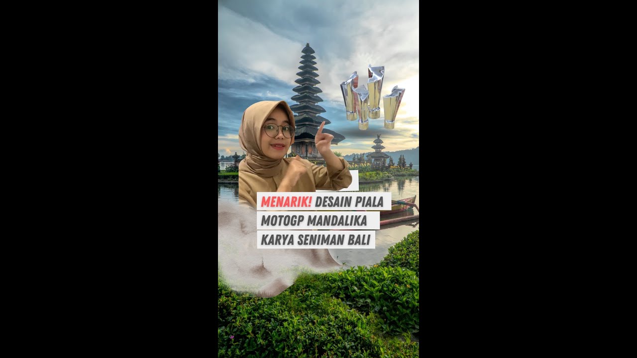 Menarik! Desain Piala MotoGP Mandalika Karya Seniman Bali