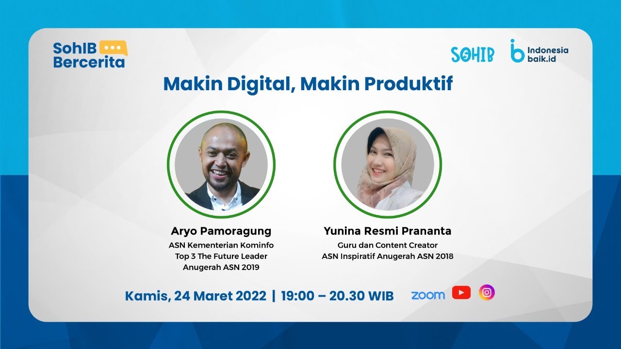 SohIB Bercerita: Makin Digital, Makin Produktif