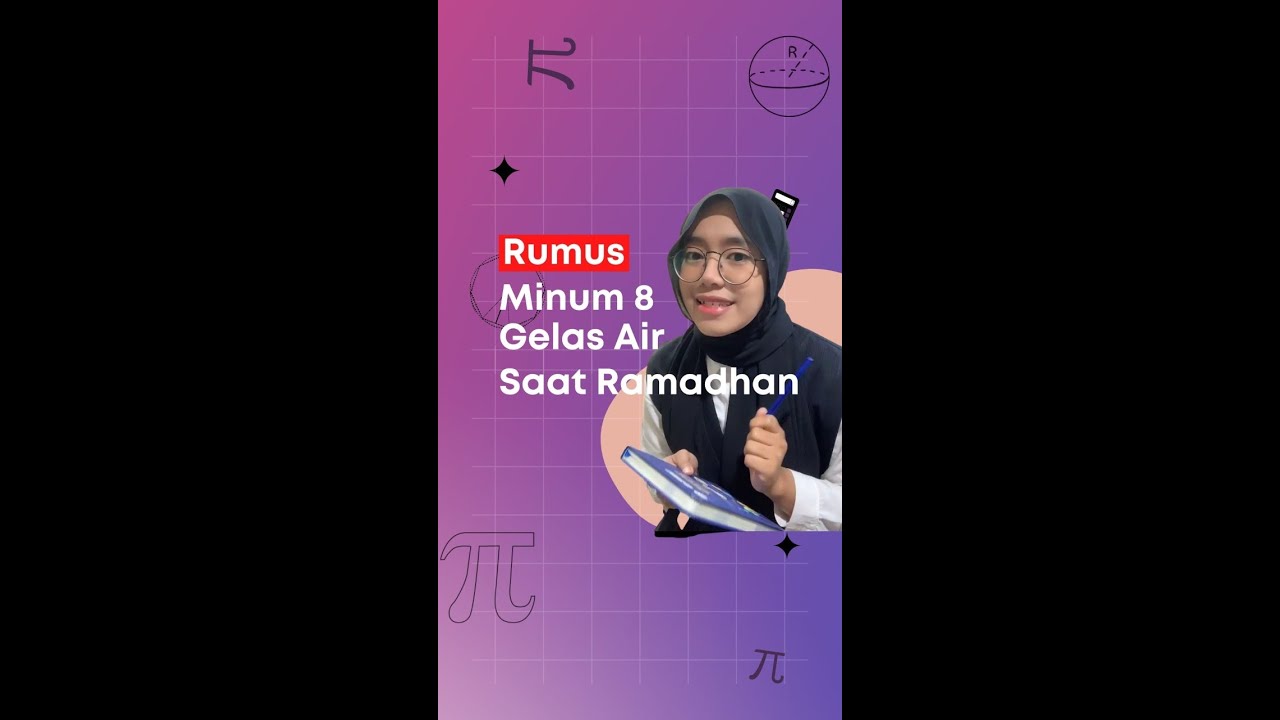 Rumus Minum 8 Gelas Sehari Saat Ramadan