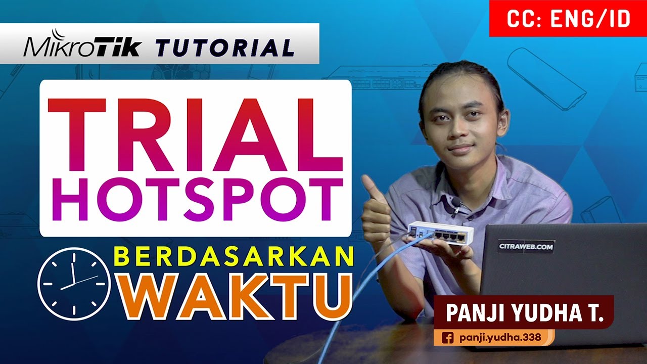 Trial Hotspot Pada Waktu Tertentu - MIKROTIK TUTORIAL [ENG SUB]