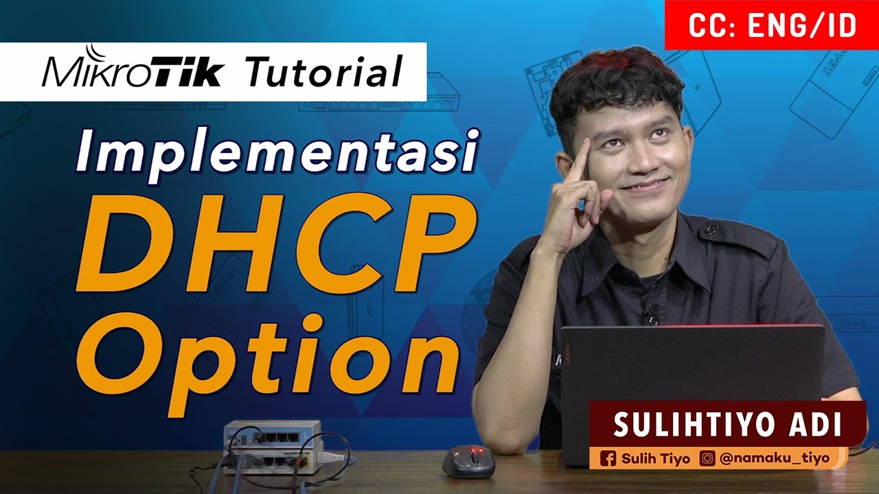 Implementasi DHCP Option - MIKROTIK TUTORIAL [ENG SUB]