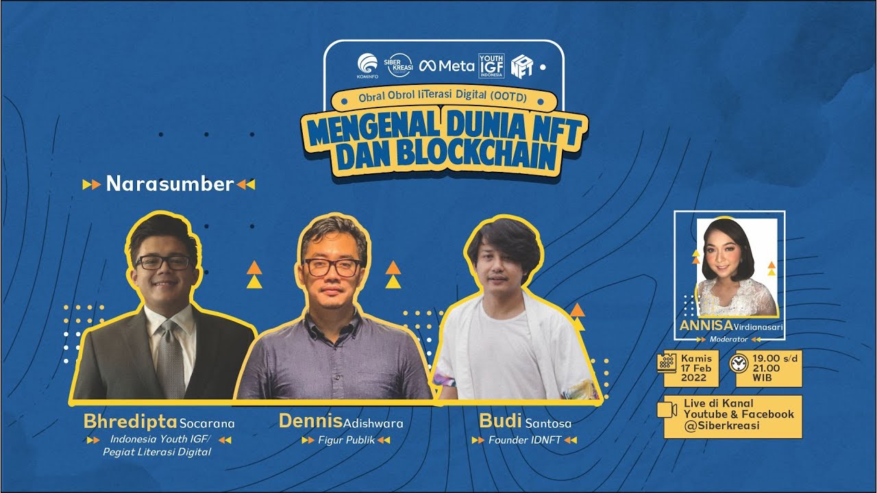 Obral-obrol liTerasi Digital (OOTD) - Mengenal Dunia NFT dan Blockchain