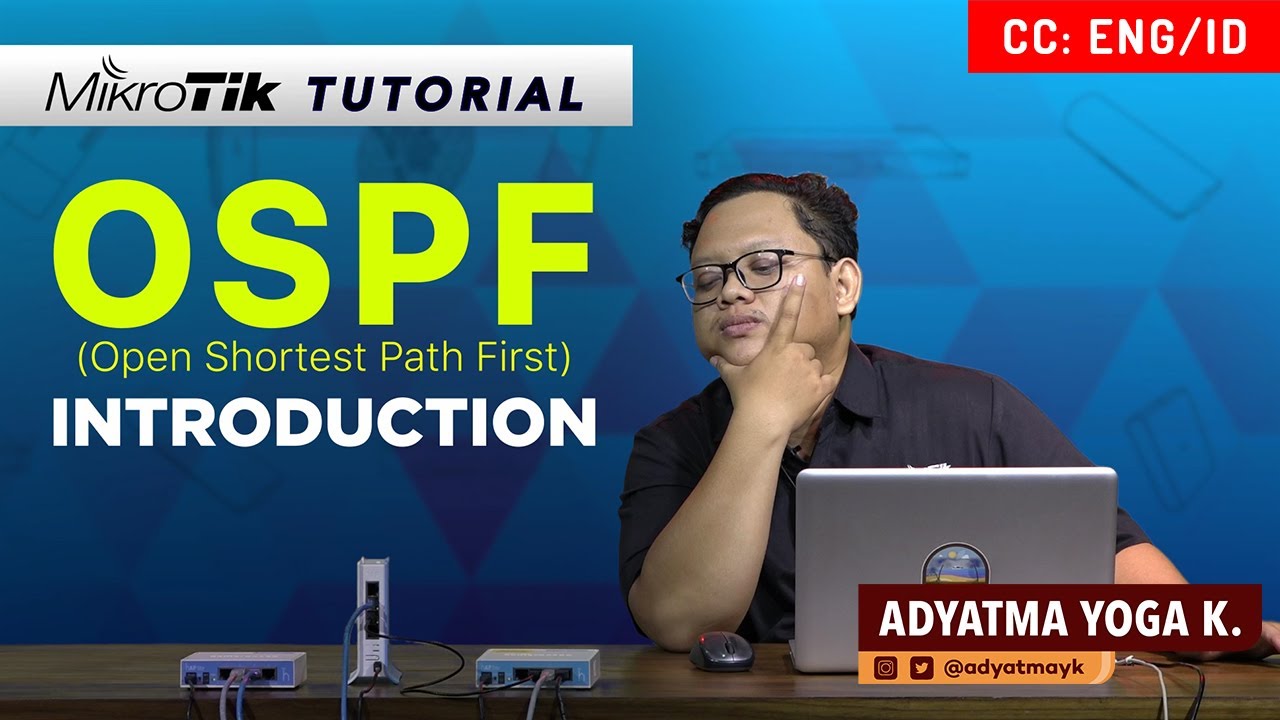 OSPF Introduction - MIKROTIK TUTORIAL [ENG SUB]