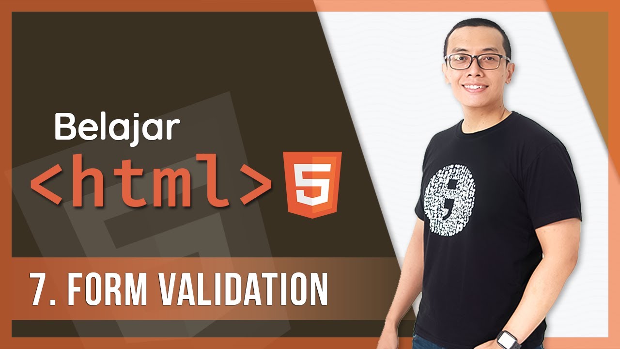 7. Form Validation | Belajar HTML5