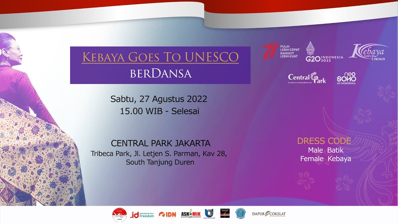 Kebaya BerDansa - Kebaya Goes To UNESCO