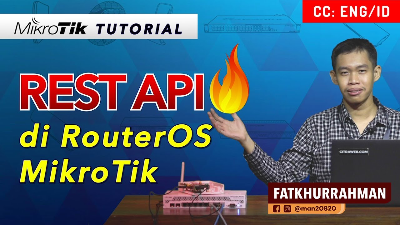 Rest API di RouterOS MikroTik - MIKROTIK TUTORIAL [ENG SUB]