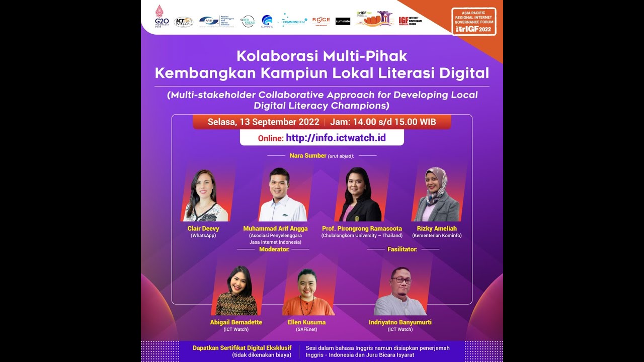 Kolaborasi Multi-Pihak Kembangkan Kampiun Lokal Literasi Digital