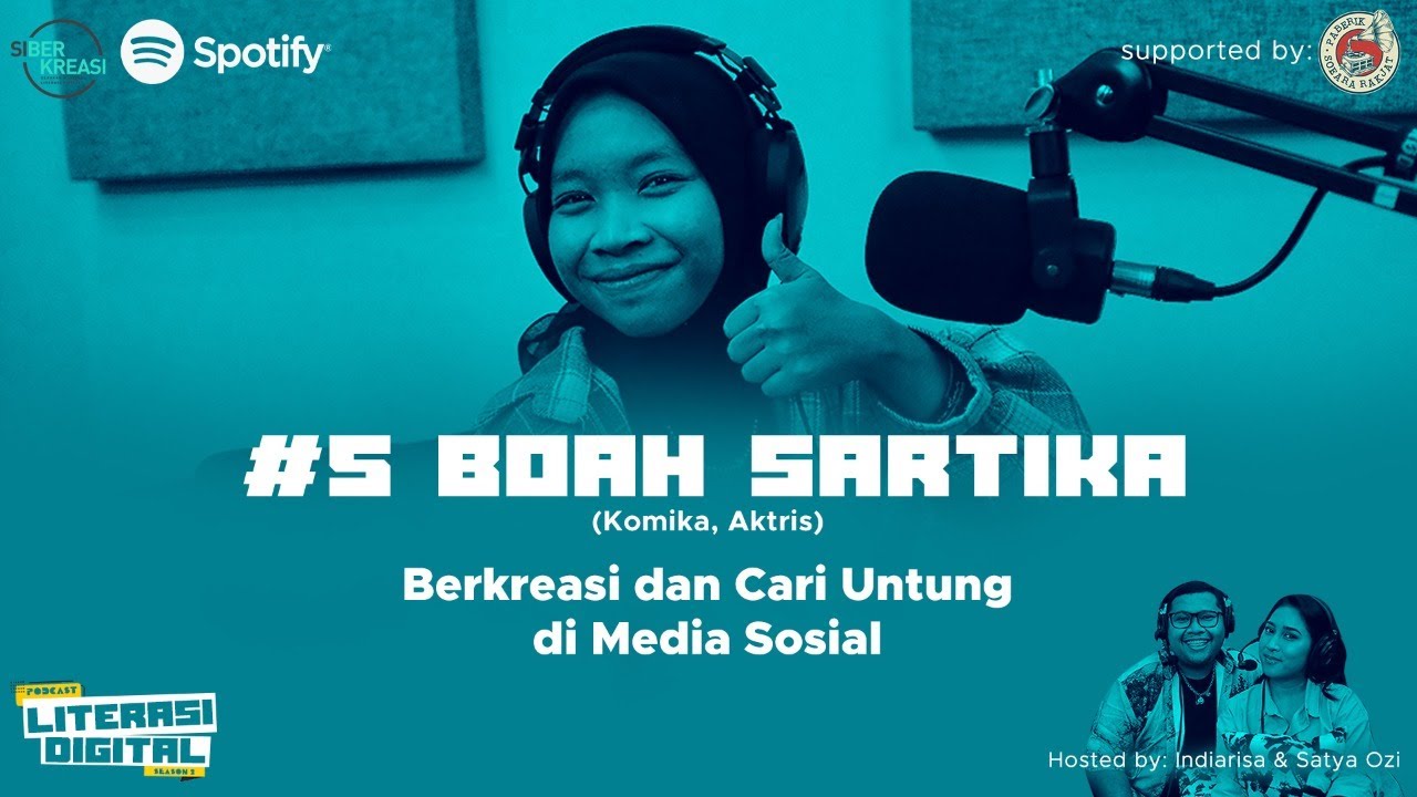 Berkreasi dan Cari Untung di Media Sosial ft. Boah Sartika (Komika, Aktris)