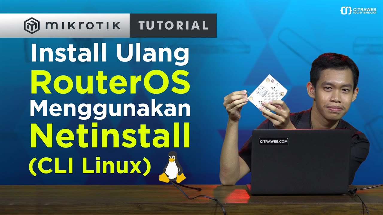 Install Ulang RouterOS Melalui CLI - MIKROTIK TUTORIAL [ENG SUB]