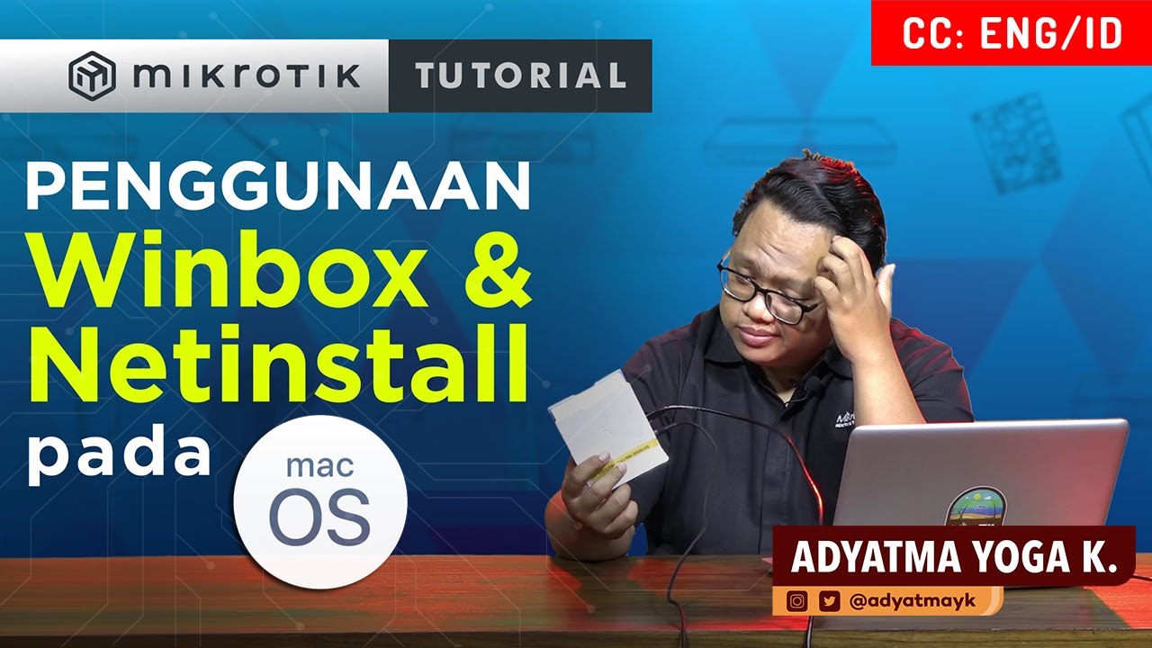 Penggunaan Winbox & Netinstall pada MAC OS - MIKROTIK TUTORIAL [ENG SUB]