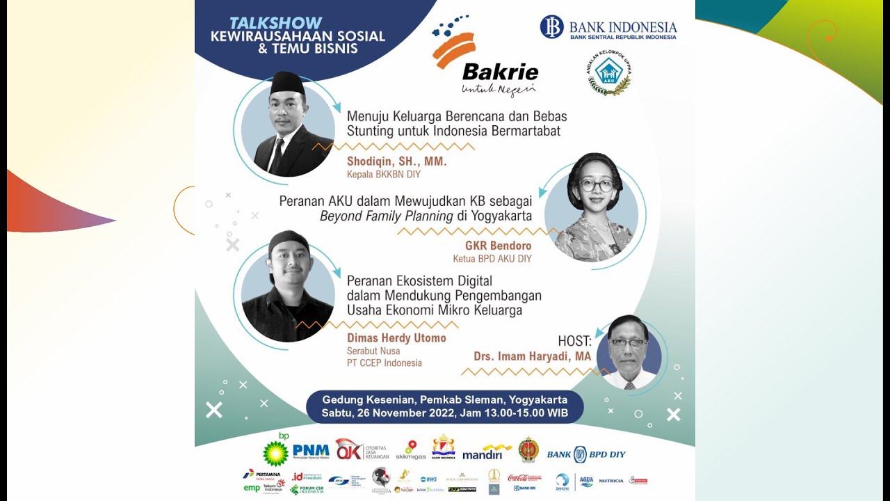 TALKSHOW KEWIRAUSAHAAN SOSIAL & TEMU BISNIS