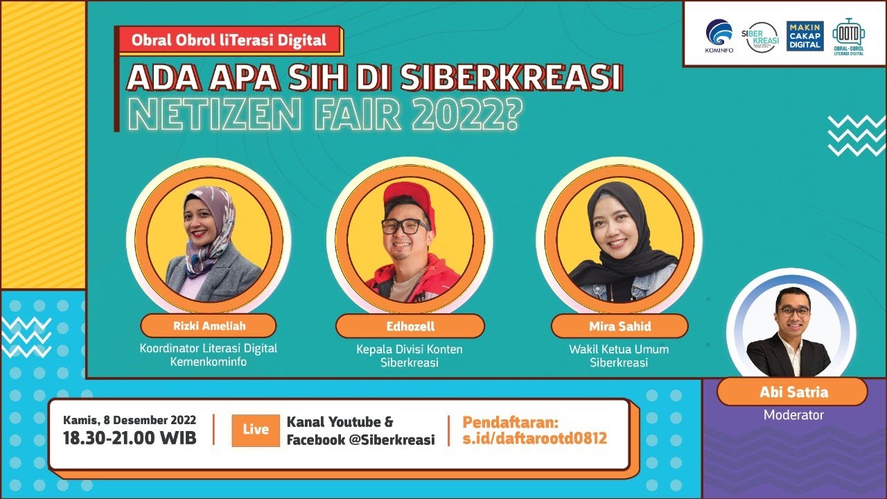 Obral-obrol liTerasi Digital  -  Ada apa sih di Siberkreasi Netizen Fair?