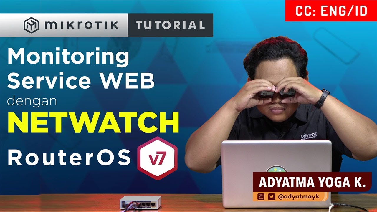 Penggunaan NETWATCH v7 - MIKROTIK TUTORIAL [ENG SUB]