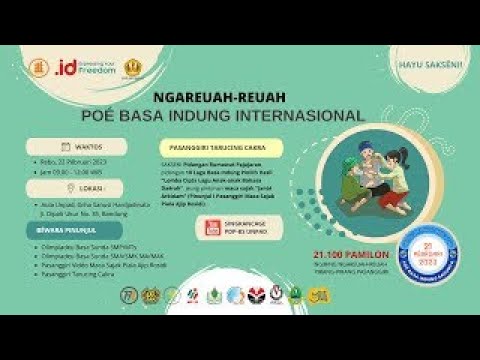 NGAREUAH-REUAH POÉ BASA INDUNG INTERNASIONAL TAUN 2023