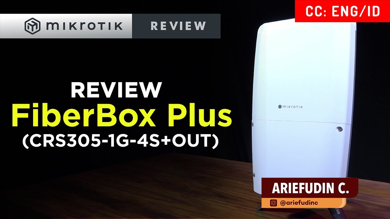 Switch Outdoor FiberBox Plus (CRS305-1G-4S+OUT) - MIKROTIK REVIEW [ENG SUB]