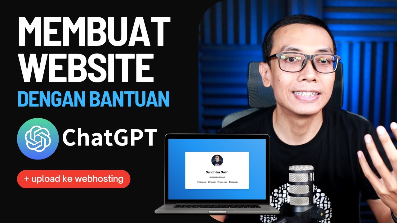 Membuat WEBSITE dengan bantuan CHATGPT sampai upload ke WEB HOSTING