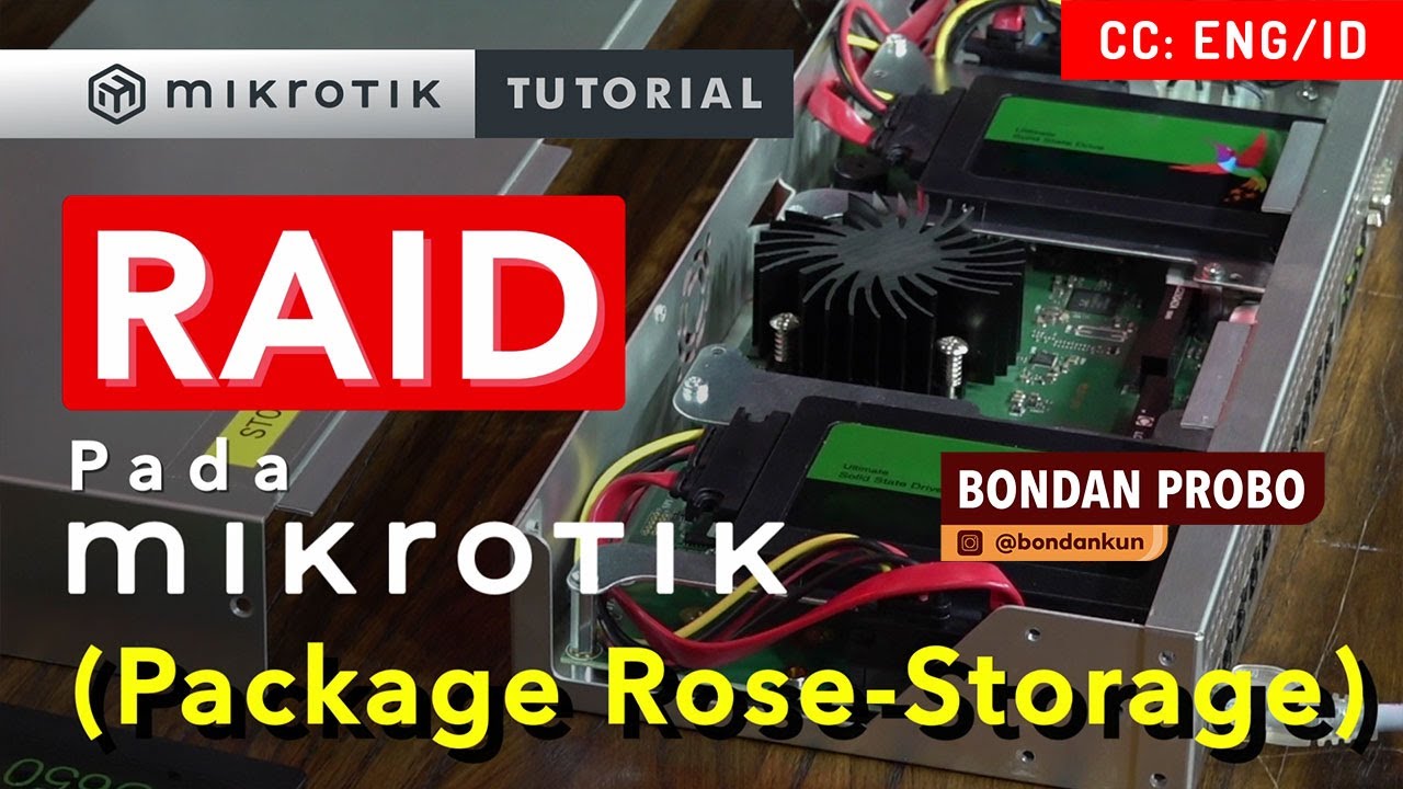 RAID Pada MikroTik - MIKROTIK TUTORIAL [ENG SUB]